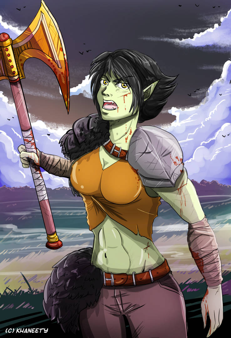 Swan - Don't mess with the orc! by Khaneety