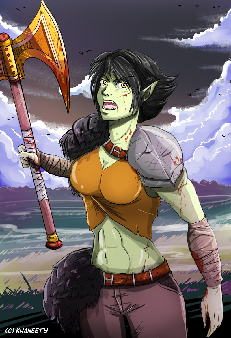 Swan - Don't mess with the orc! by Khaneety