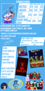 Commissions Sheet 2019