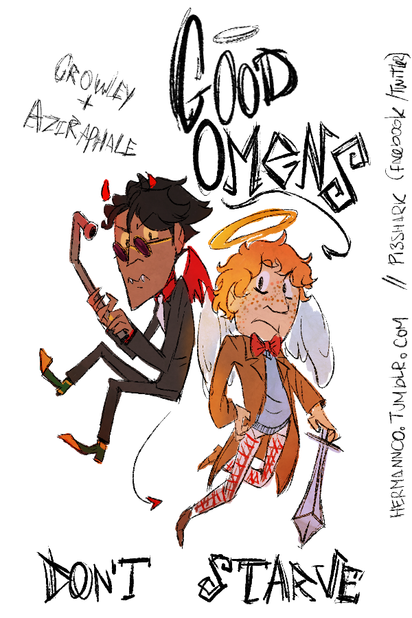 Good Omens Don't Starve Card