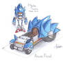 Mecha Sonic M.S3-K, Azure Fiend concept