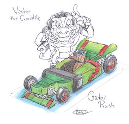 Vector the Crocodile, Gator Rush concept