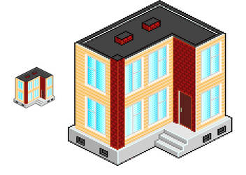 pixel building