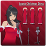 Ayano Christmas Dress Outfit - Yandere Simulator