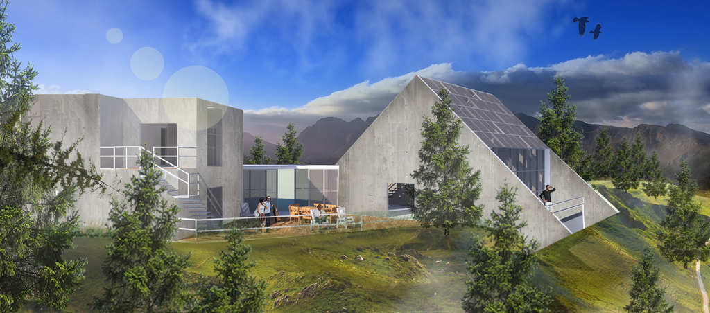 Architectural rendering by CHARLIEGOD on DeviantArt
