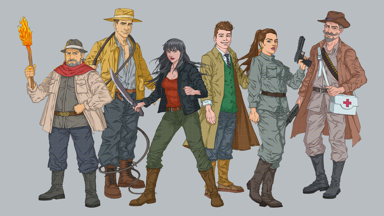 Adventureres Characters Adventure Characters by kennyestrellaworks on DeviantArt
