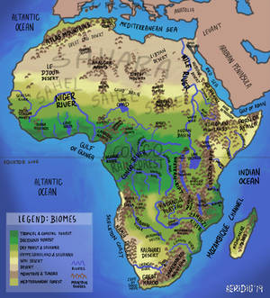 Africa Geographic Map