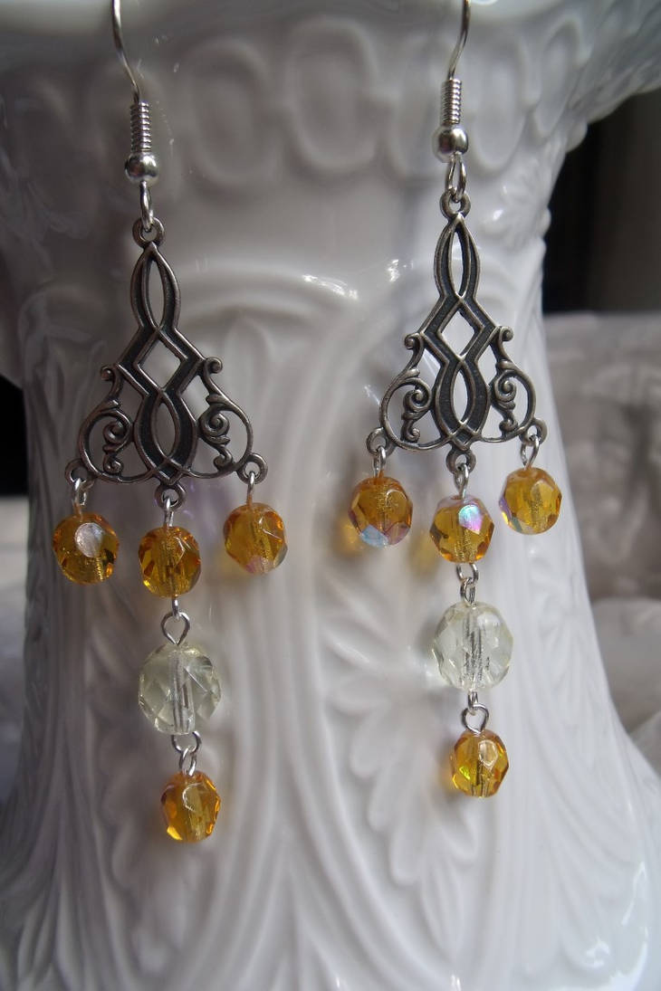 Autumn Sunset Earrings by Valley-of-Egeria