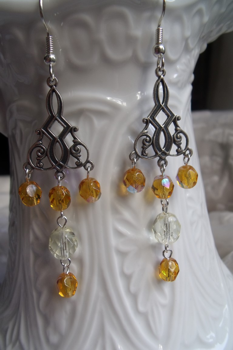 Autumn Sunset Earrings by Valley-of-Egeria