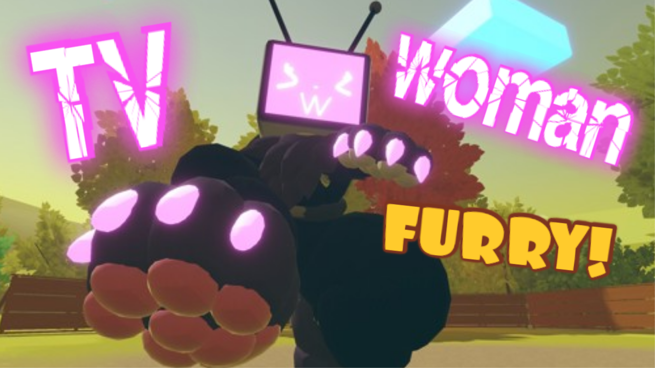 Rec Room - Furry TV Woman!