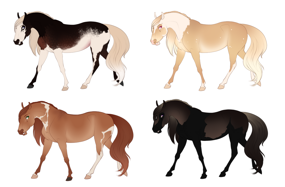 Horse Adopts! (CLOSED) by Muertia-Adopts