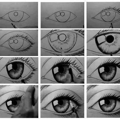 Desenhando olhos masculinos simples passo a passo by bywillkun on DeviantArt