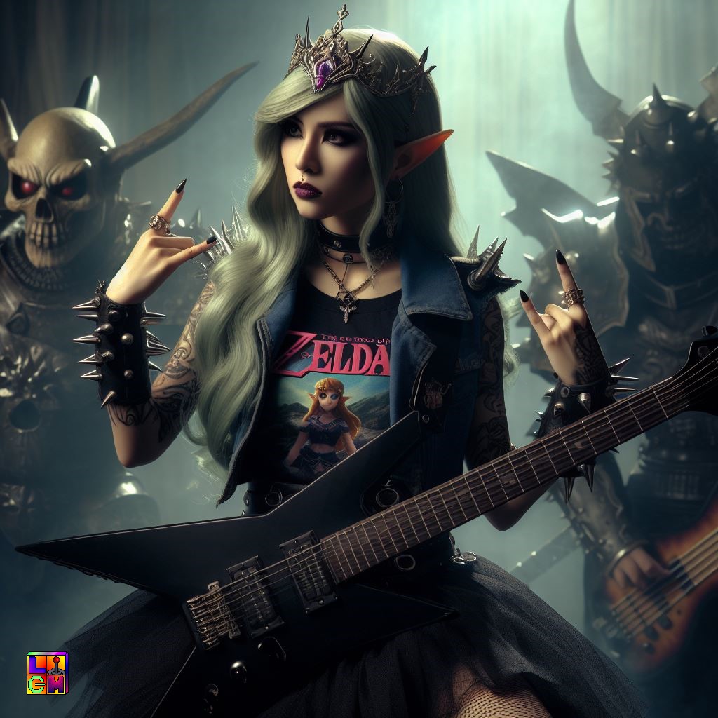 Zelda X Rocker Rocker Zelda by LegacyGamingMods on DeviantArt