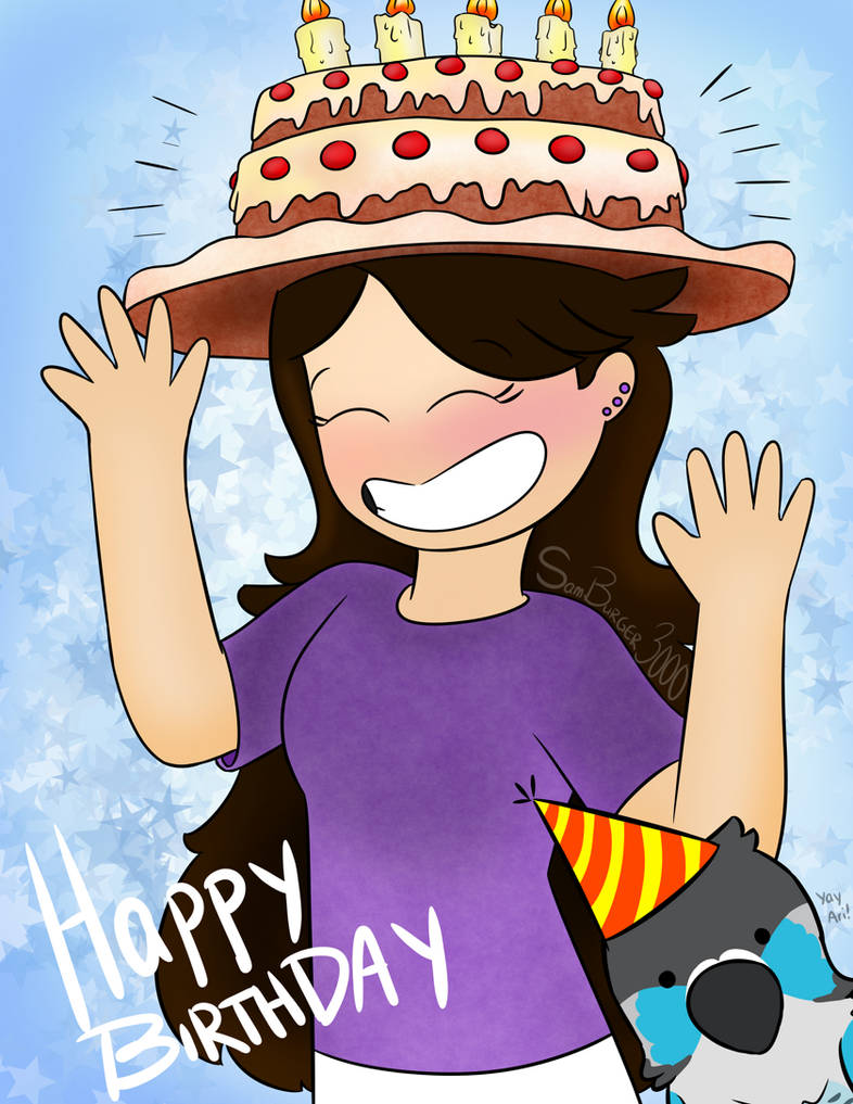 Happy Birthday Jaiden Animations Speedpaint by SamBurger3000 on