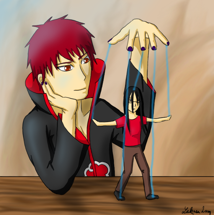 Sasori with a puppet