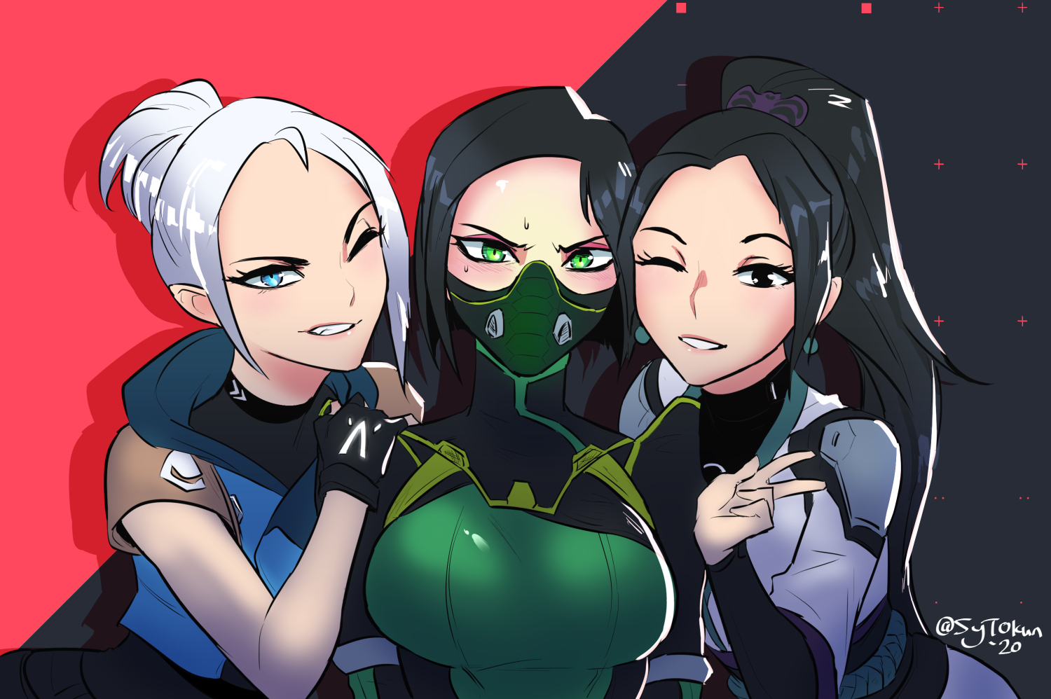 VALORANT Waifus / Jett, Viper and Sage by SYTOkun on DeviantArt