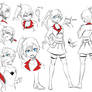 Weiss Model Sheet [RWBY: Remnants]