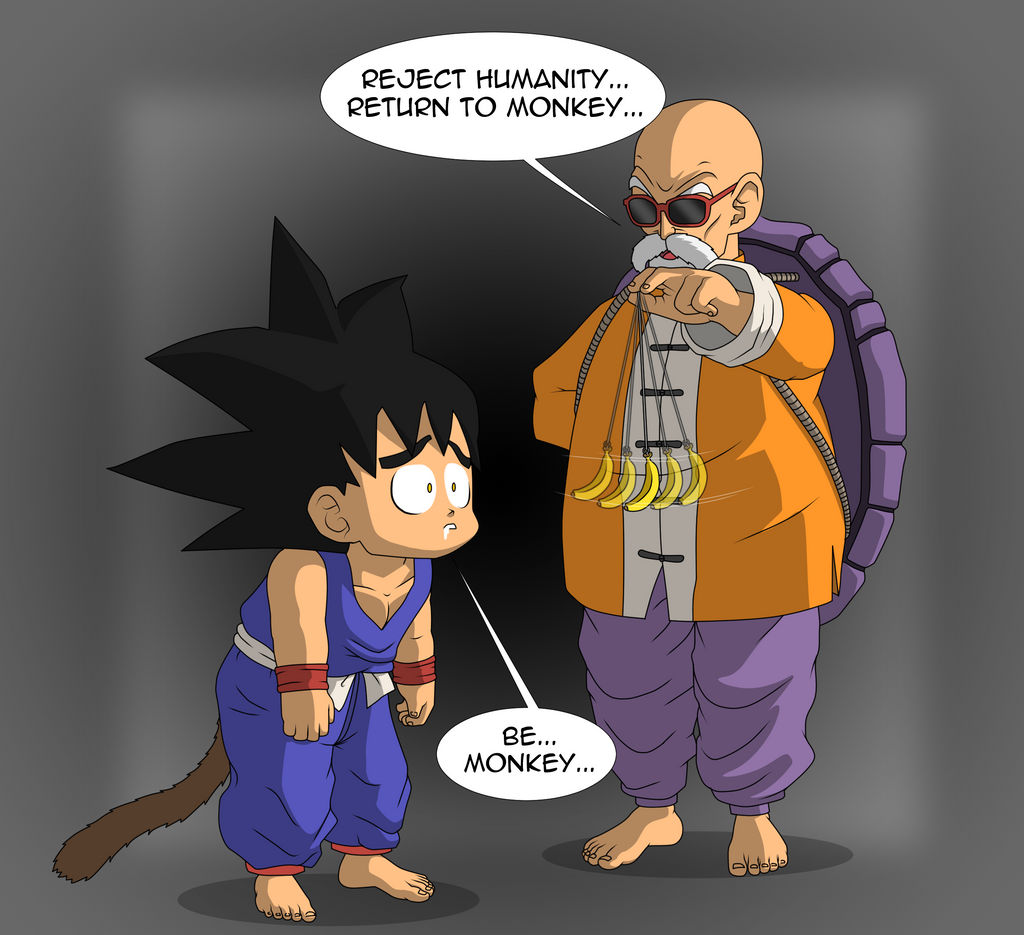 Roshi Meme-tizes Goku by BrynHexx on DeviantArt