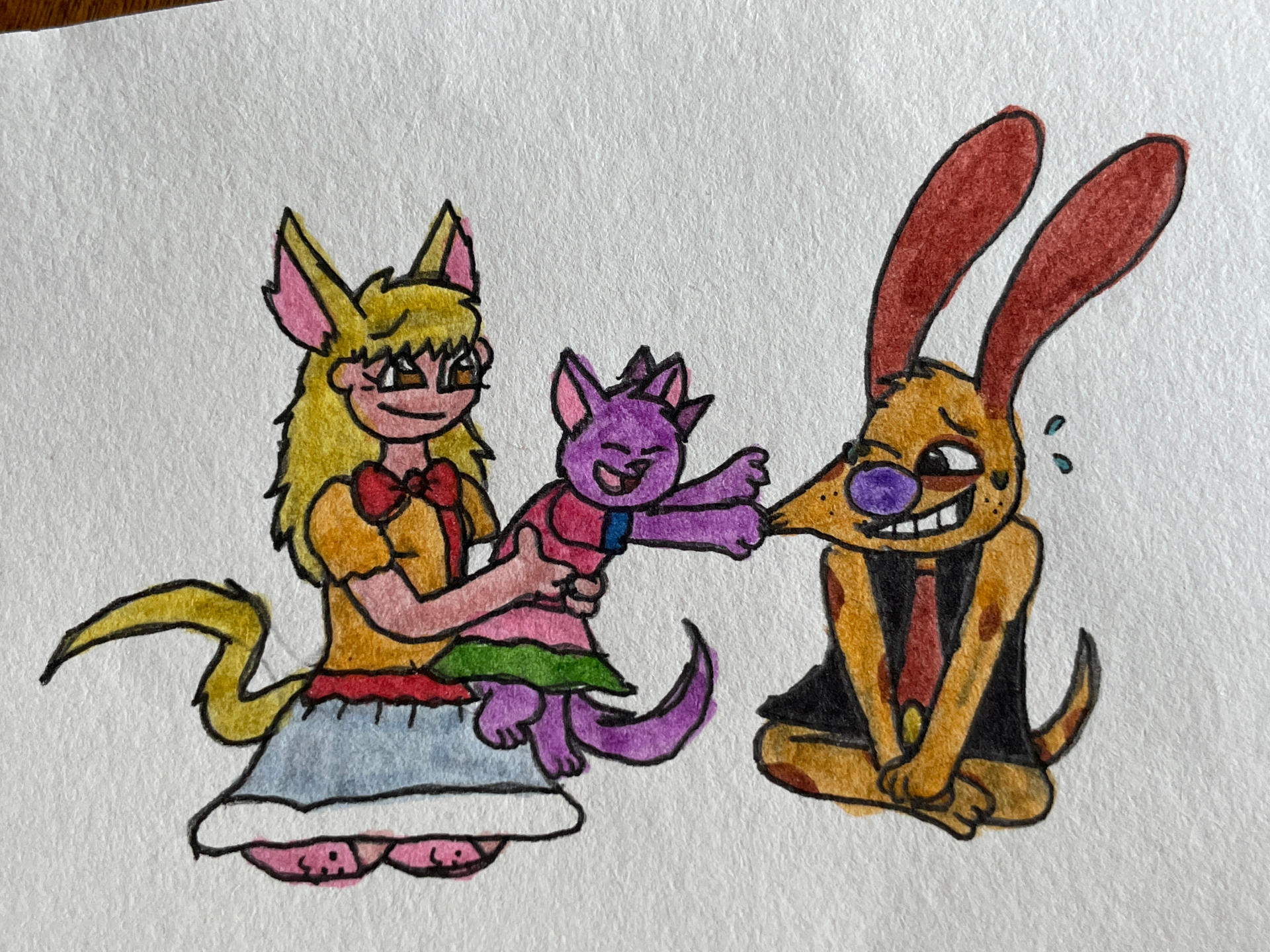 Cheek Pull by Turboshemp on DeviantArt