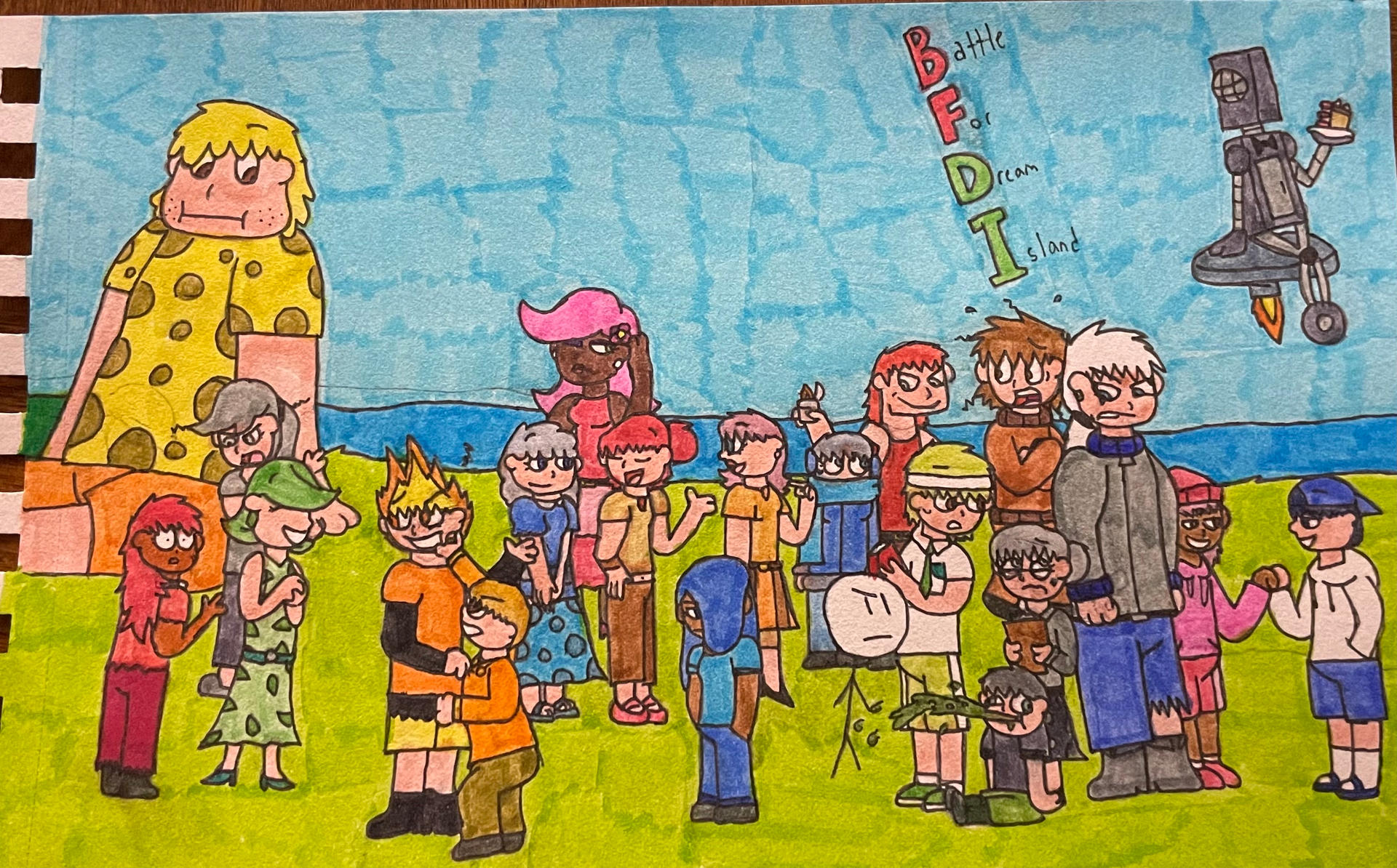 Table Bfdi Battle For Dream Island by Turboshemp on DeviantArt