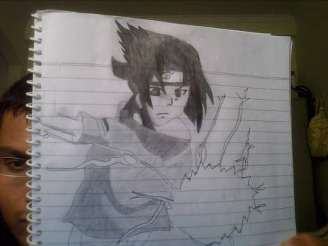 Sasuke with Chidori