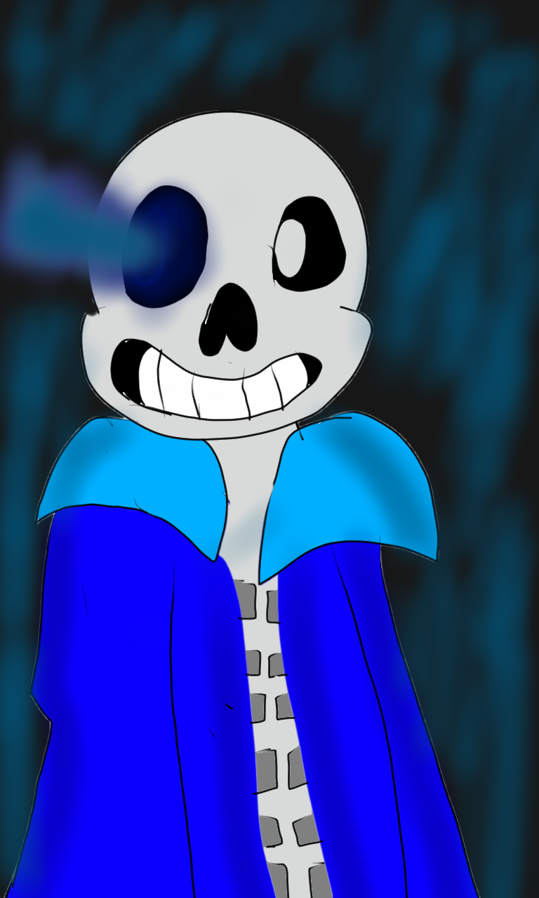 Sans the skeleton (Undertale) by DarkwolfS49011 on DeviantArt