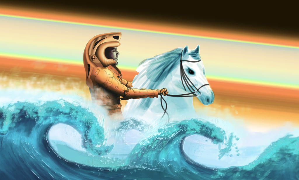 Wave Rider Zeus Wave Rider - with golden aqua suit by Furkan-Kaya on DeviantArt