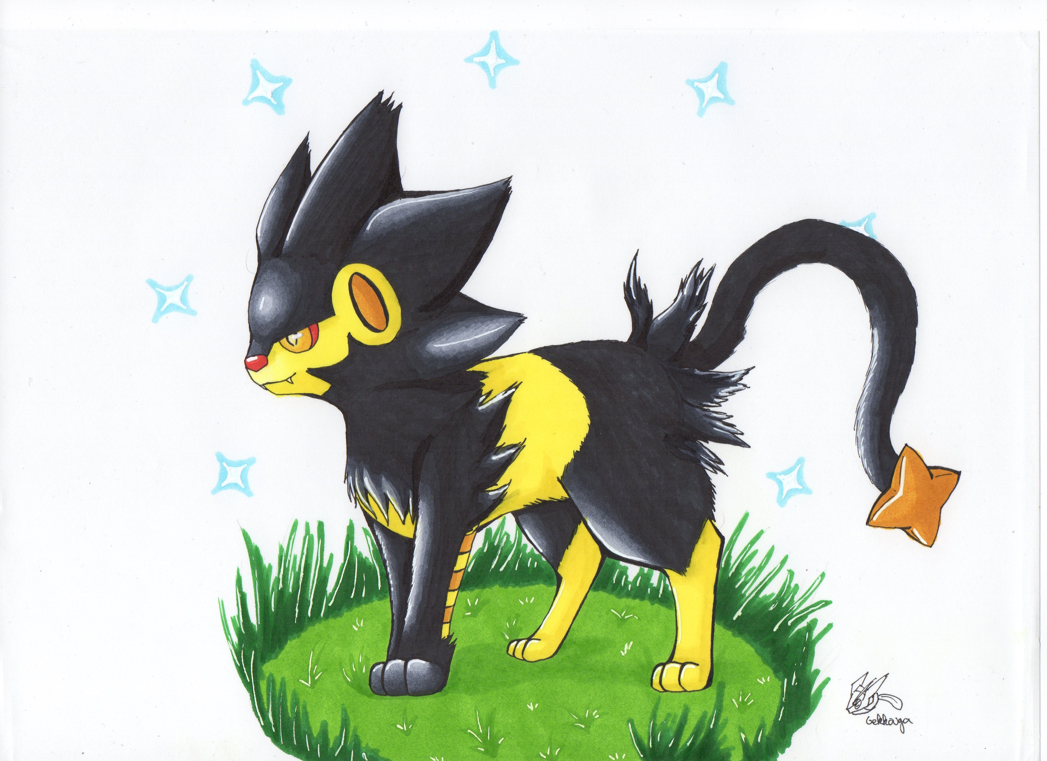 Shiny Luxray By Maryuu7 On DeviantArt shiny-luxray-by-maryuu7-on-deviantart