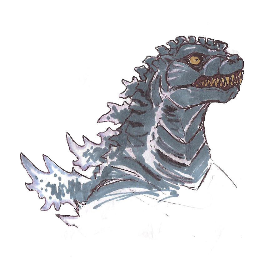 Godzilla Posca Godzilla marker by SeanSumagaysay on DeviantArt