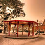 Bandstand in the Snow