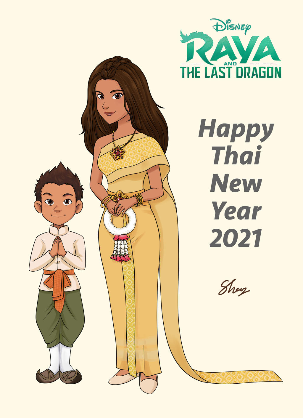 Boun Raya Raya and Boun in Thai Dress by shongsalomon on DeviantArt