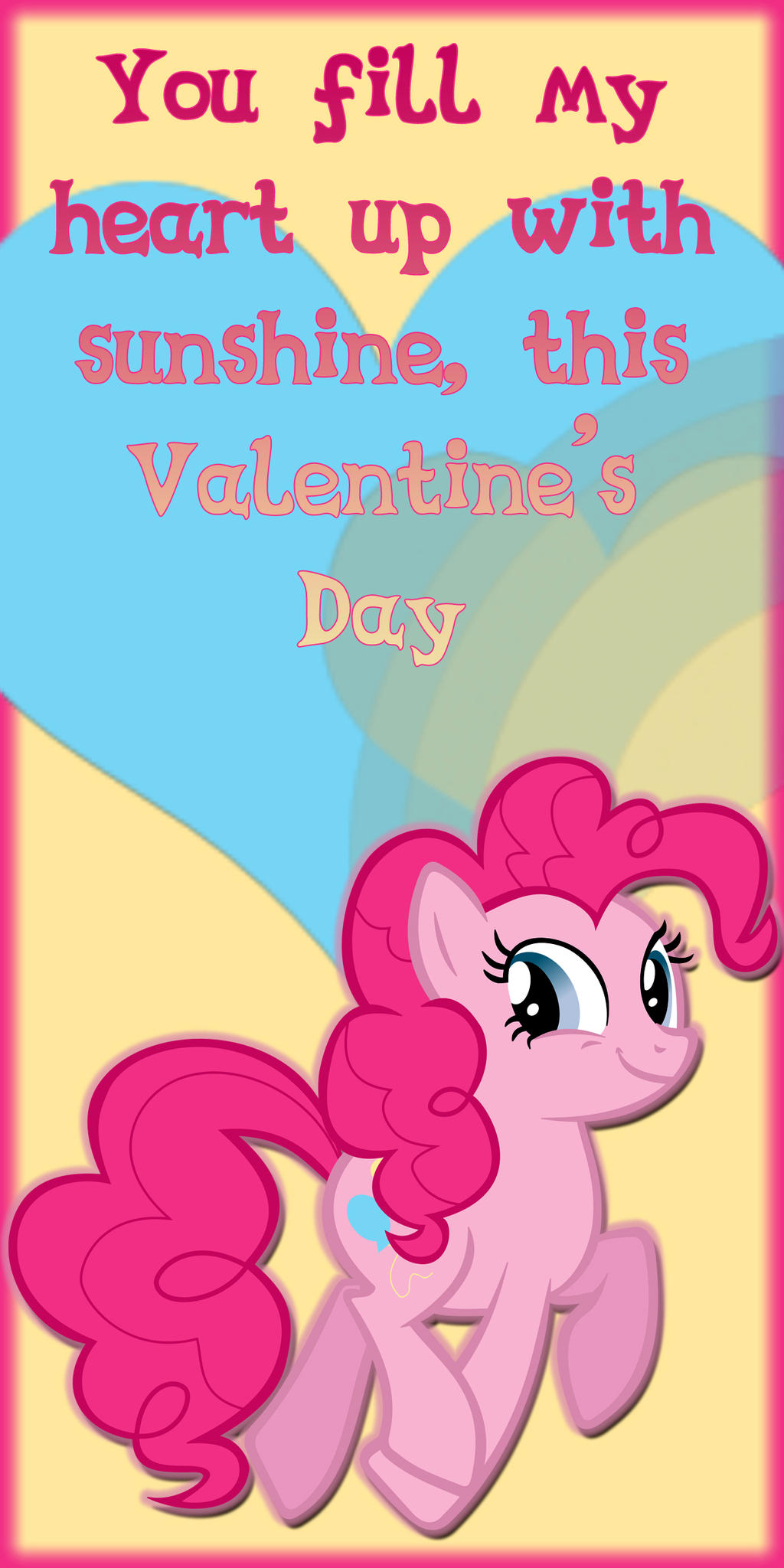 Pinkie Pie Valentine Card