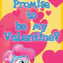 Crystal Pinkie Pie Valentine Card