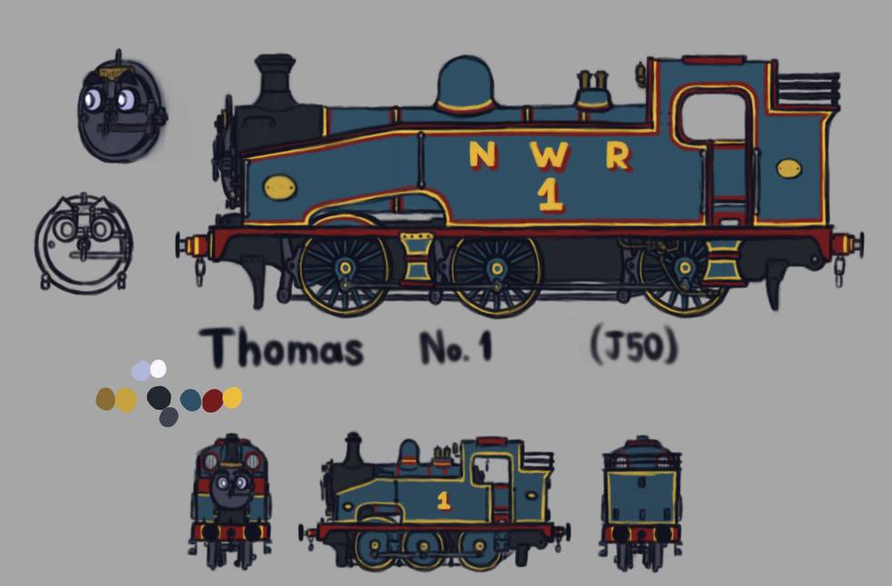 Thomas Oc Rws Redesigned RWS - #1: Thomas the Tank Engine by Educraft on DeviantArt
