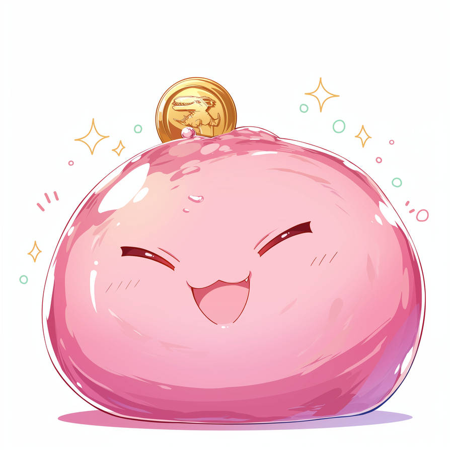 Slime with a power ranger coin by Succubyss on DeviantArt