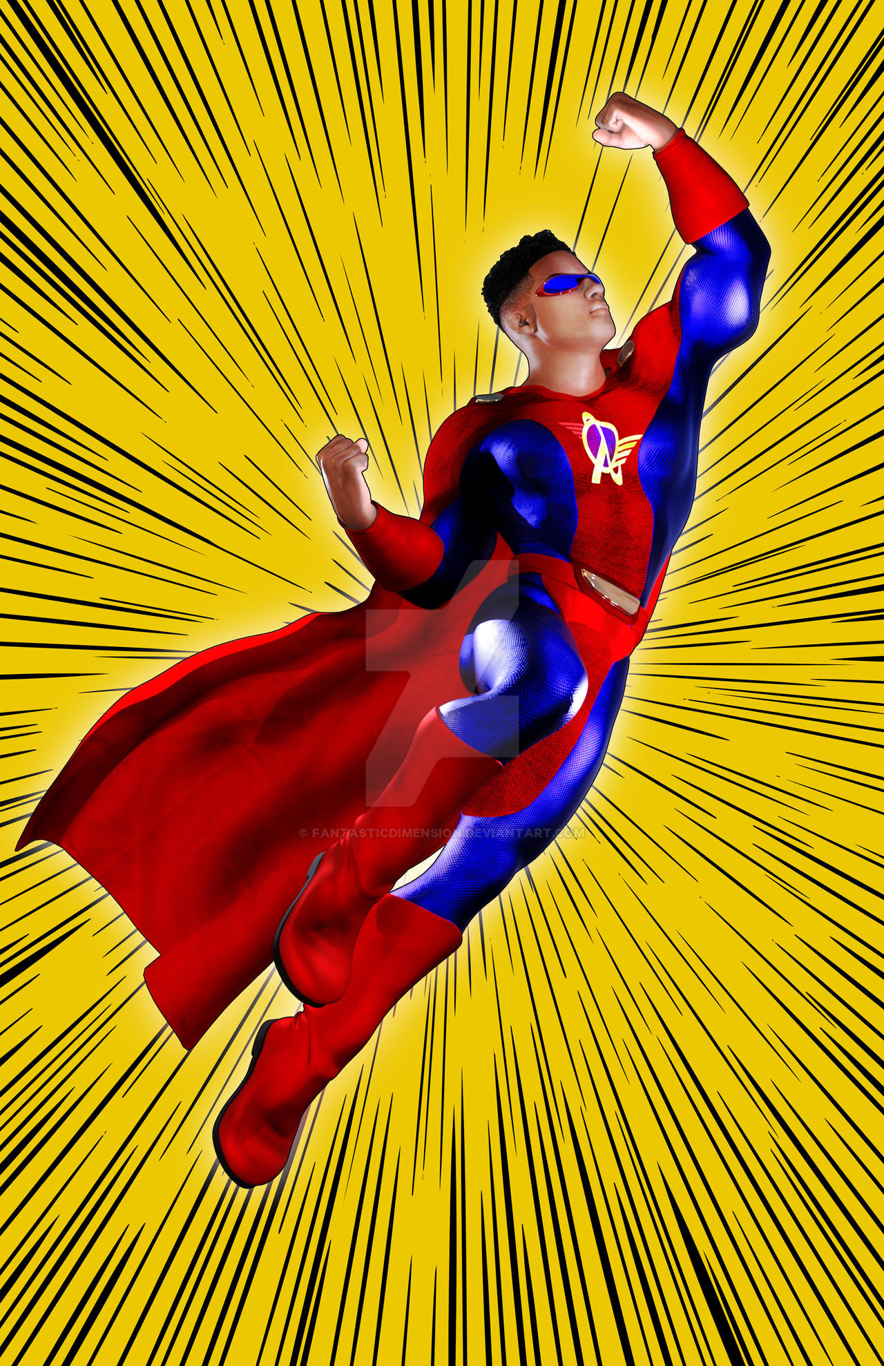 Alphatron in flight by FantasticDimension on DeviantArt