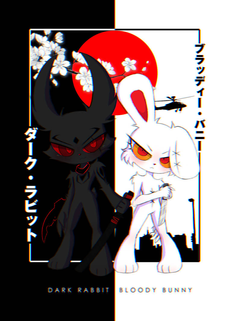 Bloody Bunny X Dark Rabbit poster by Chocolulu on DeviantArt