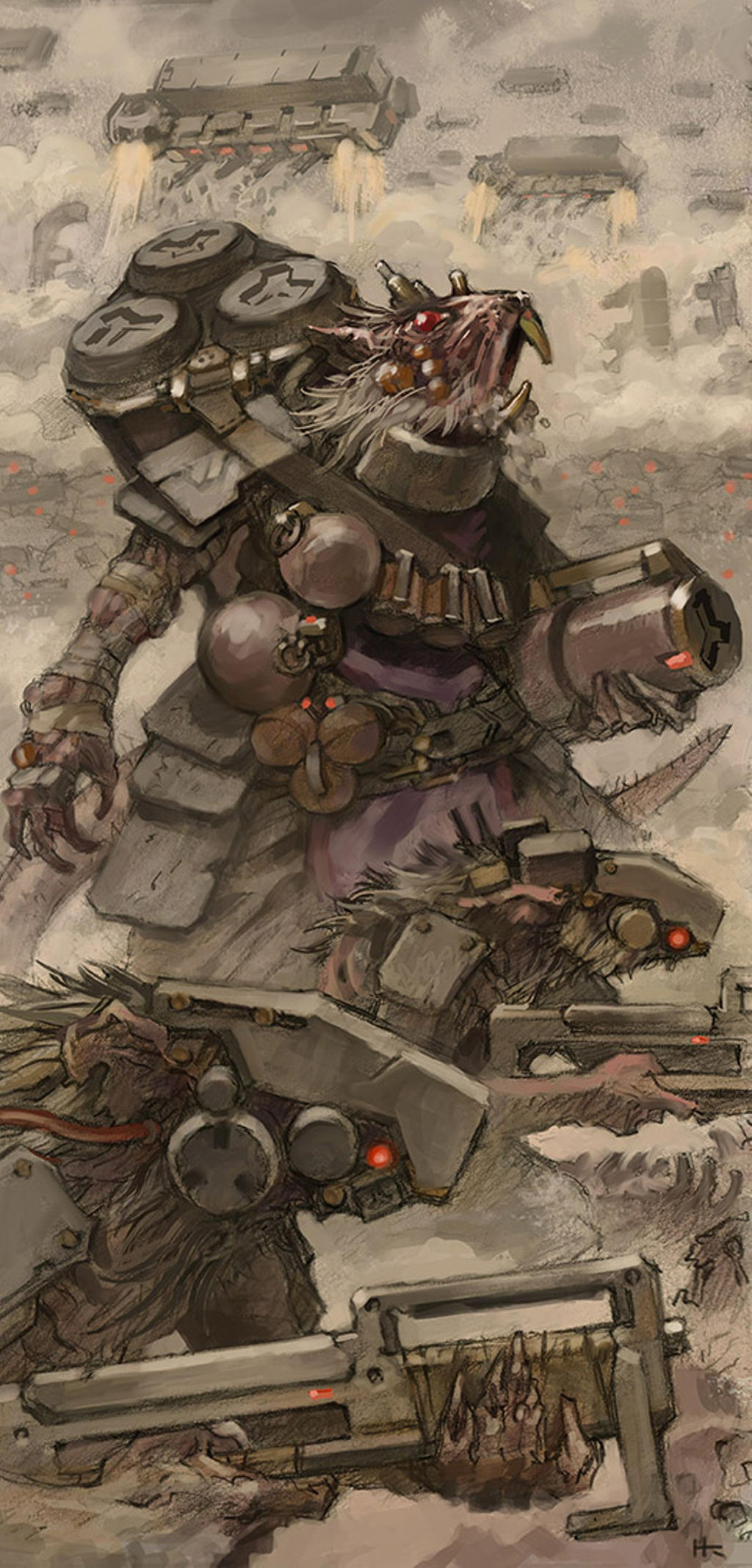 Fanart Friday # 18 - WH40K - Star Skaven by nehsan-darke