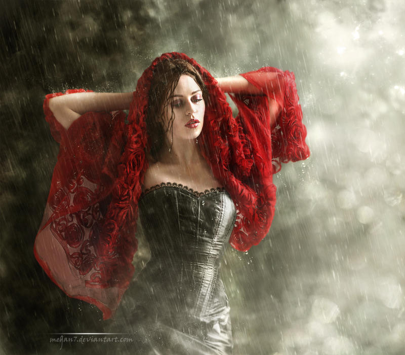 I love rain by Megan-Arts