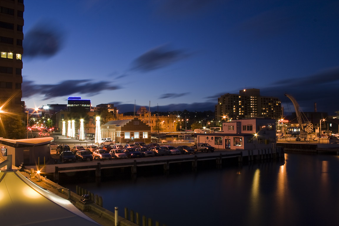 Constitution Dock at Night