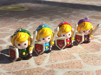 Legend of Zelda Four Swords Chibi cute Links!