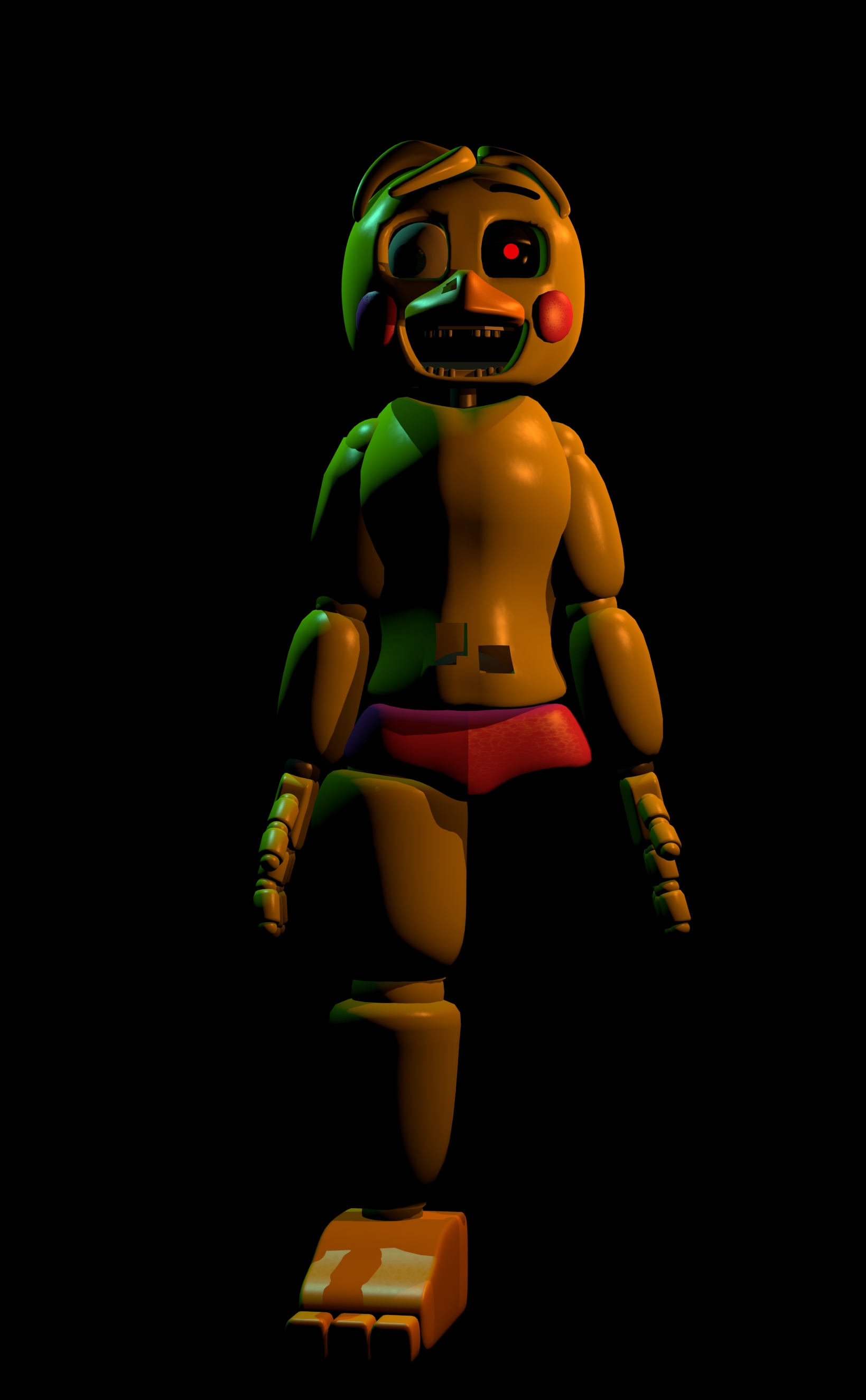 Withered Chica Fooling Around (Model From TMG Pack) : r/fivenightsatfreddys