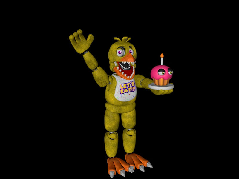 Finally Chica has been fixed! Unwithered Chica! (FNaF 2 Mod) 