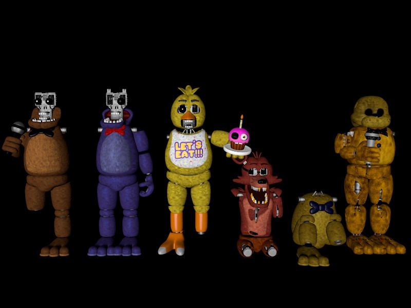 FNaF1 map and animatronic movements by 989fox989 on DeviantArt