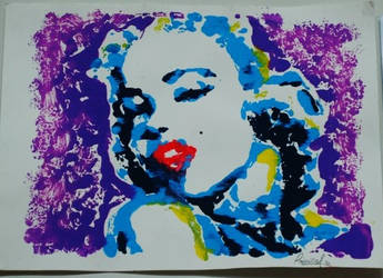 Colorful Marilyn Monroe