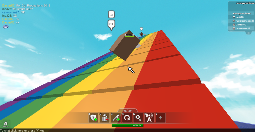 Rainbow Slide while Shelfing