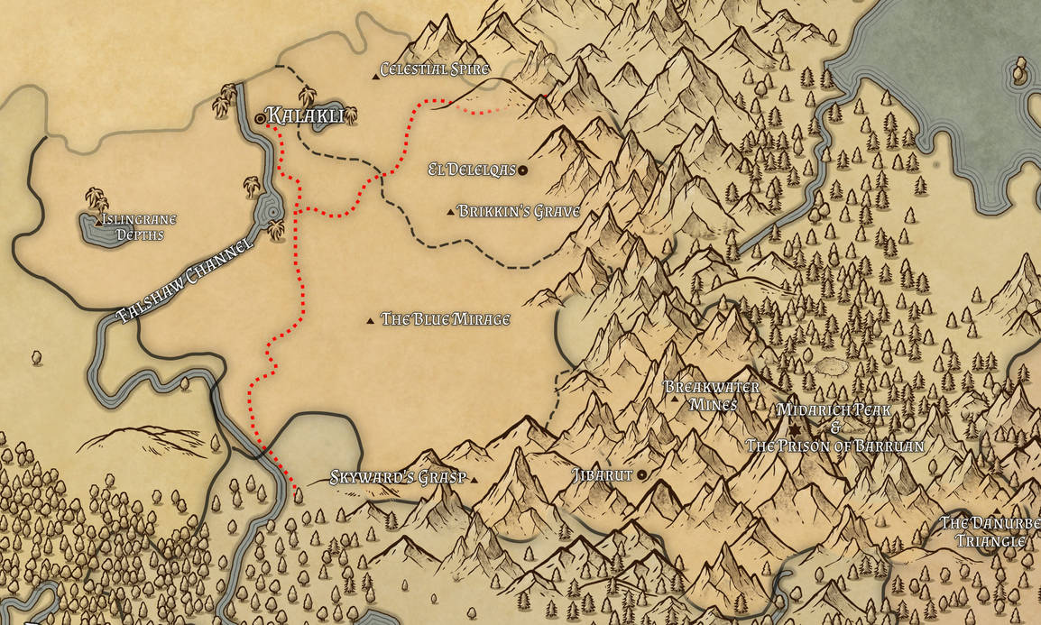 Regional Map: Qamirera by TaidoranEmpire on DeviantArt