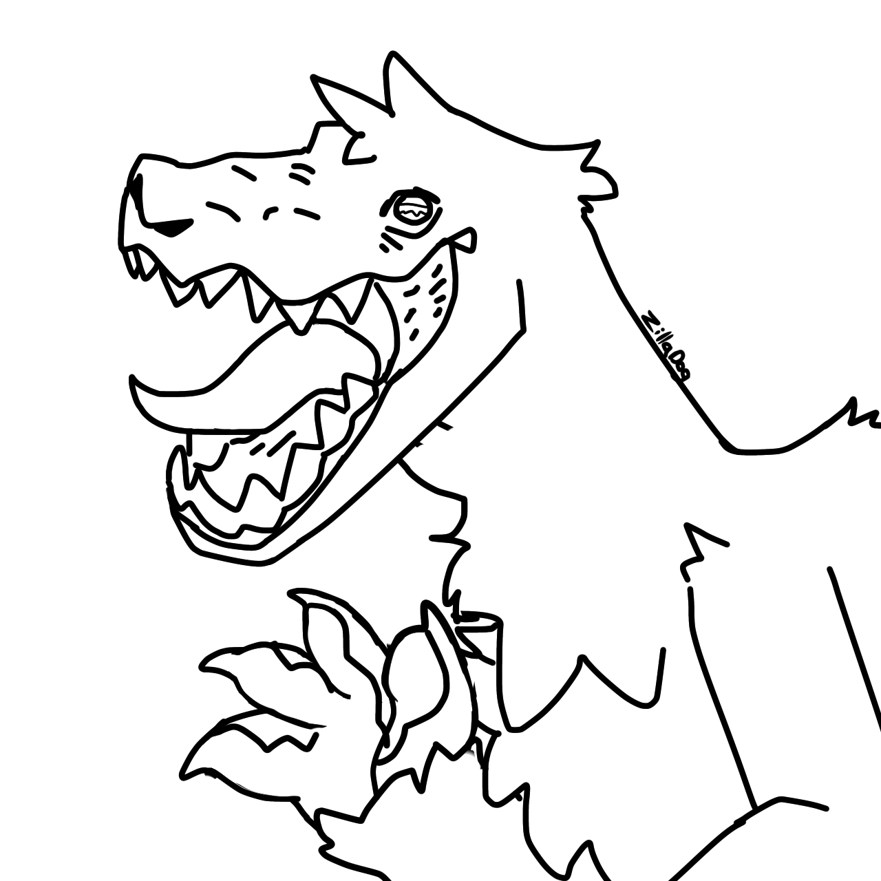 F2u raptor base by ZillaDog4536 on DeviantArt