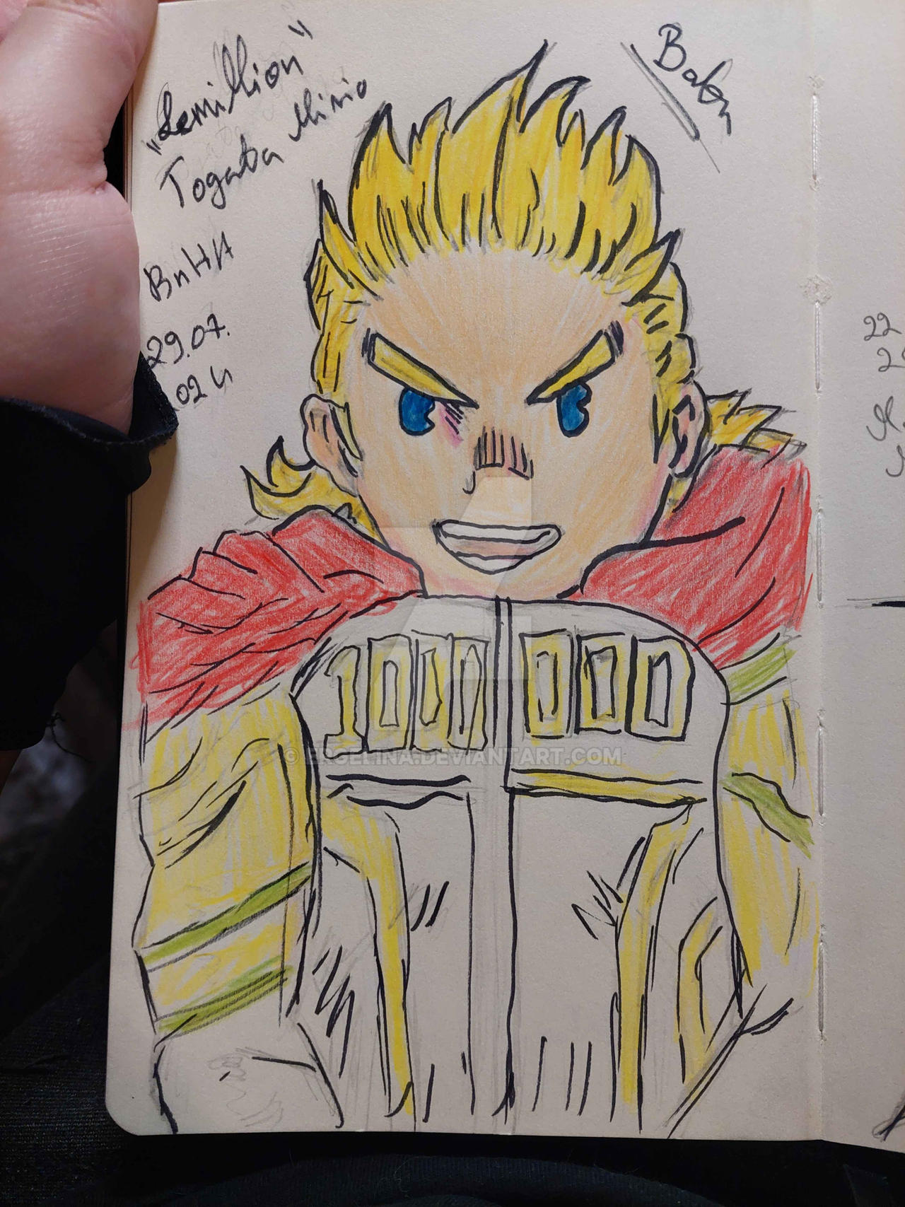 Mirio Inflation Mirio coloured by ergelina on DeviantArt