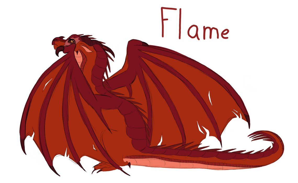 Flame design - the first - by CrystalledDragonn on DeviantArt